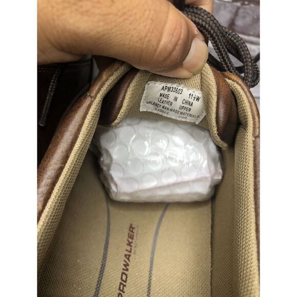 Rockport APM33603 Prowalker Brown Leather Walking Casual Shoes Men’s Sz 11.5W US - Picture 9 of 16